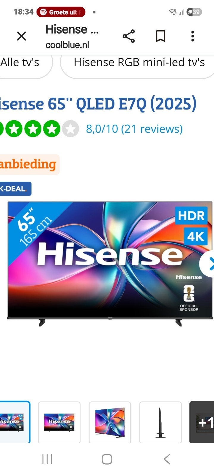 TV, Ophalen