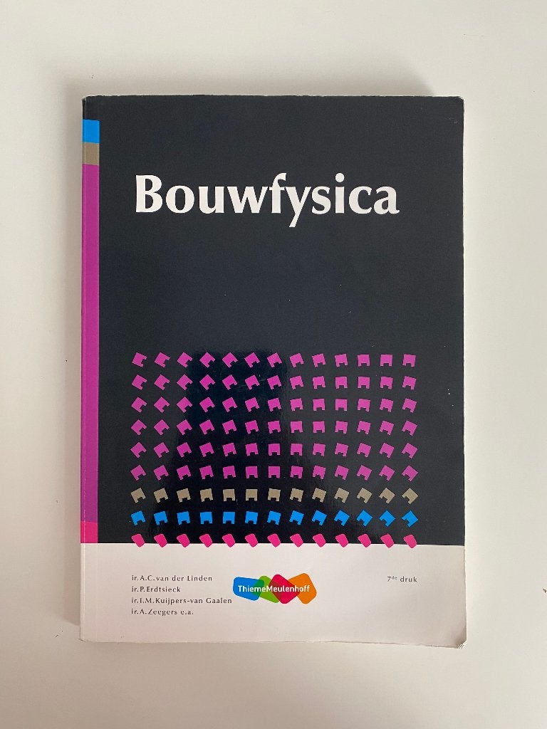 TU Delft boek - Bouwfysica 7e editie en Formuleboek, Boeken, Studieboeken en Cursussen, ThiemeMeulenhoff, Ophalen of Verzenden