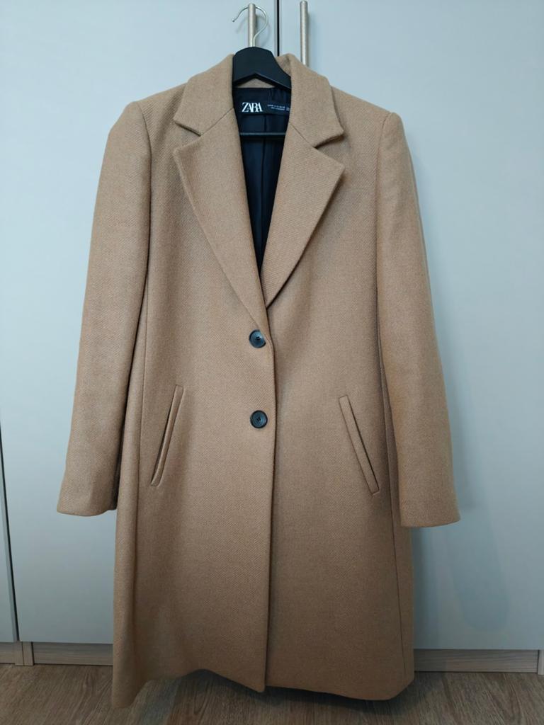 Zara Trenchcoat, mantel jas, beige / licht bruin, maat XS, Ophalen of Verzenden, Zo goed als nieuw, Maat 34 (XS) of kleiner, Beige
