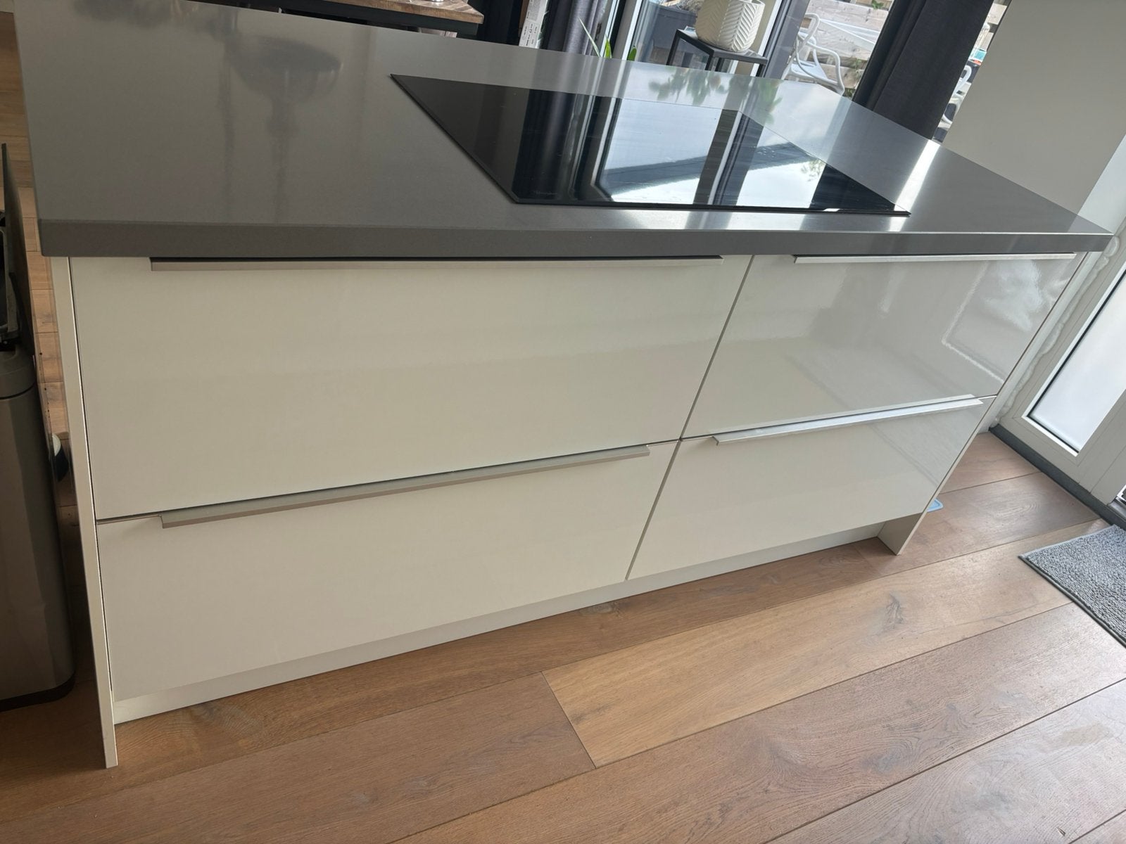 Kookeiland 180x90 cm met composiet blad  (excl. kookplaat), Huis en Inrichting, Keuken | Keukenelementen, Ophalen, 75 cm of meer