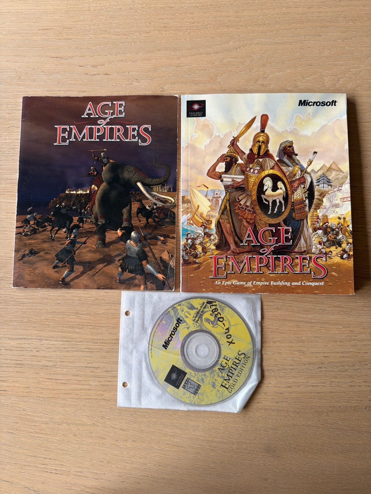 Age of Empires Gold Edition PC CD-ROM, Ophalen, Gebruikt, 1 speler, Eén computer