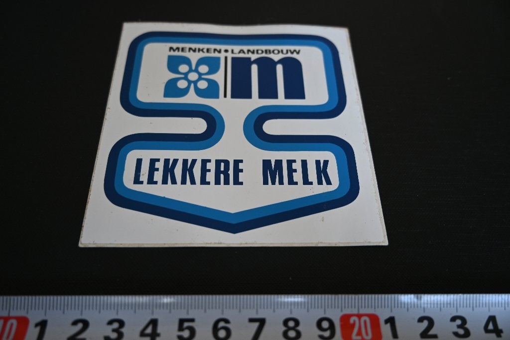sticker menken landbouw lekkere melk - zuivel *, Ophalen of Verzenden, Zo goed als nieuw
