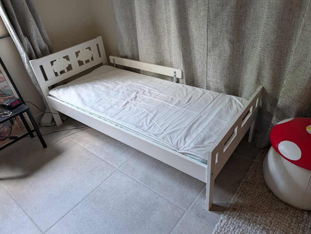 Peuterbed  Kinderbed 70x160, 70 tot 85 cm, 140 tot 160 cm, Zo goed als nieuw, Ophalen