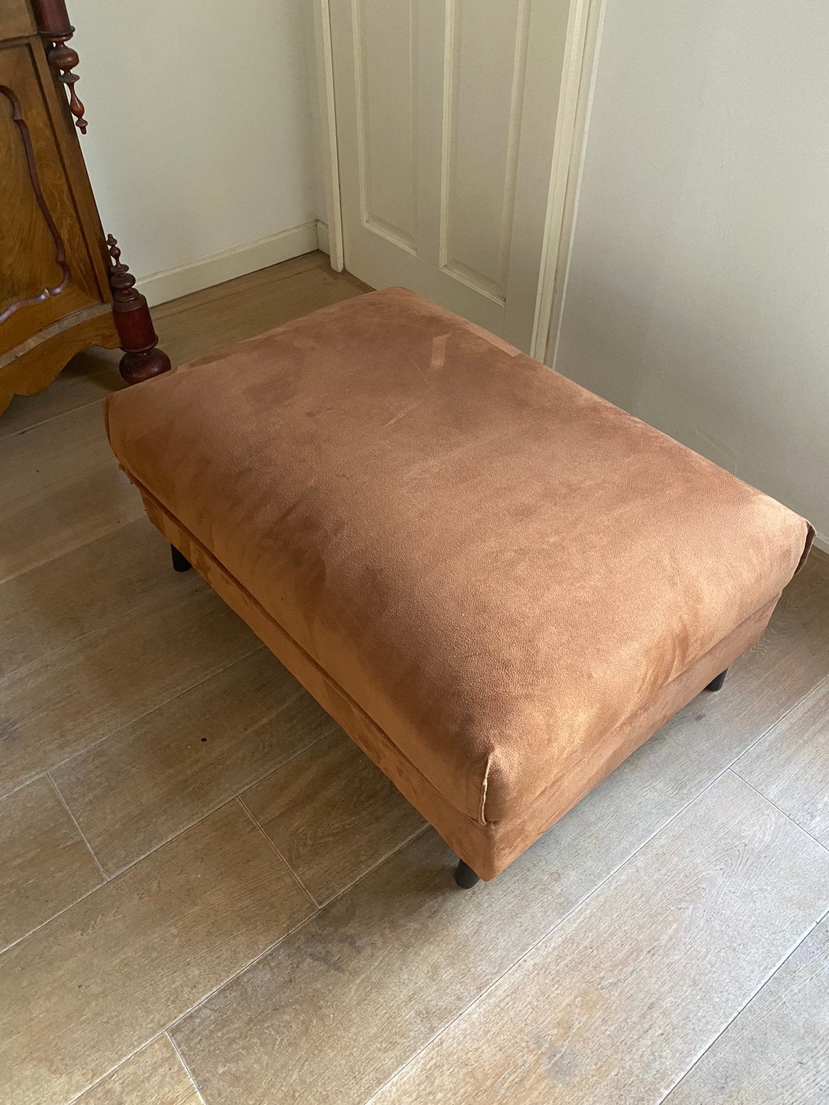 Hocker Jonas Goossens, Ophalen, Gebruikt, Eenpersoons, Bruin