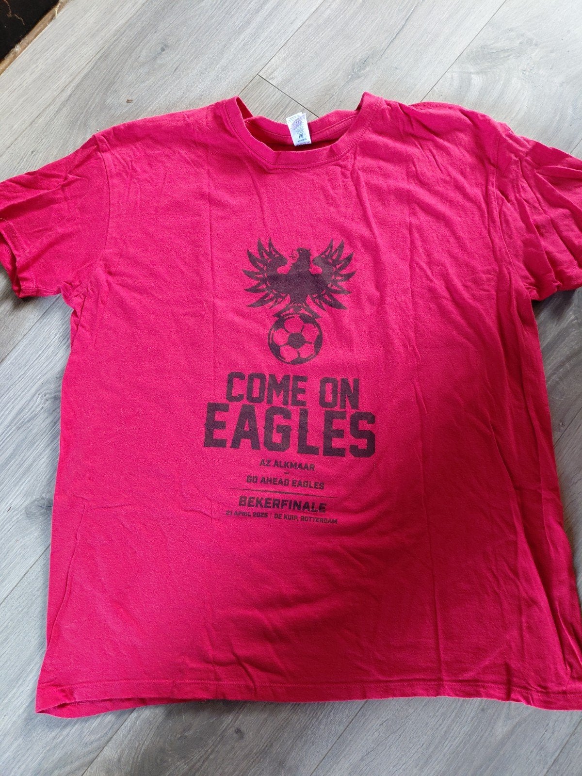 Go Ahead Eagles Bekerfinale T-shirts en Sjaal XL, Maat 56/58 (XL), Ophalen of Verzenden, Zo goed als nieuw, Sol's-Regent