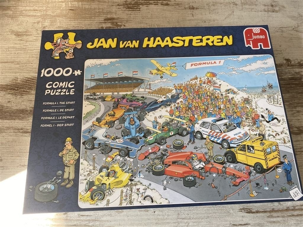 Jan van Haasteren - formule 1 de start 1000 stuks [s379], Verzenden, 500 t/m 1500 stukjes, Zo goed als nieuw