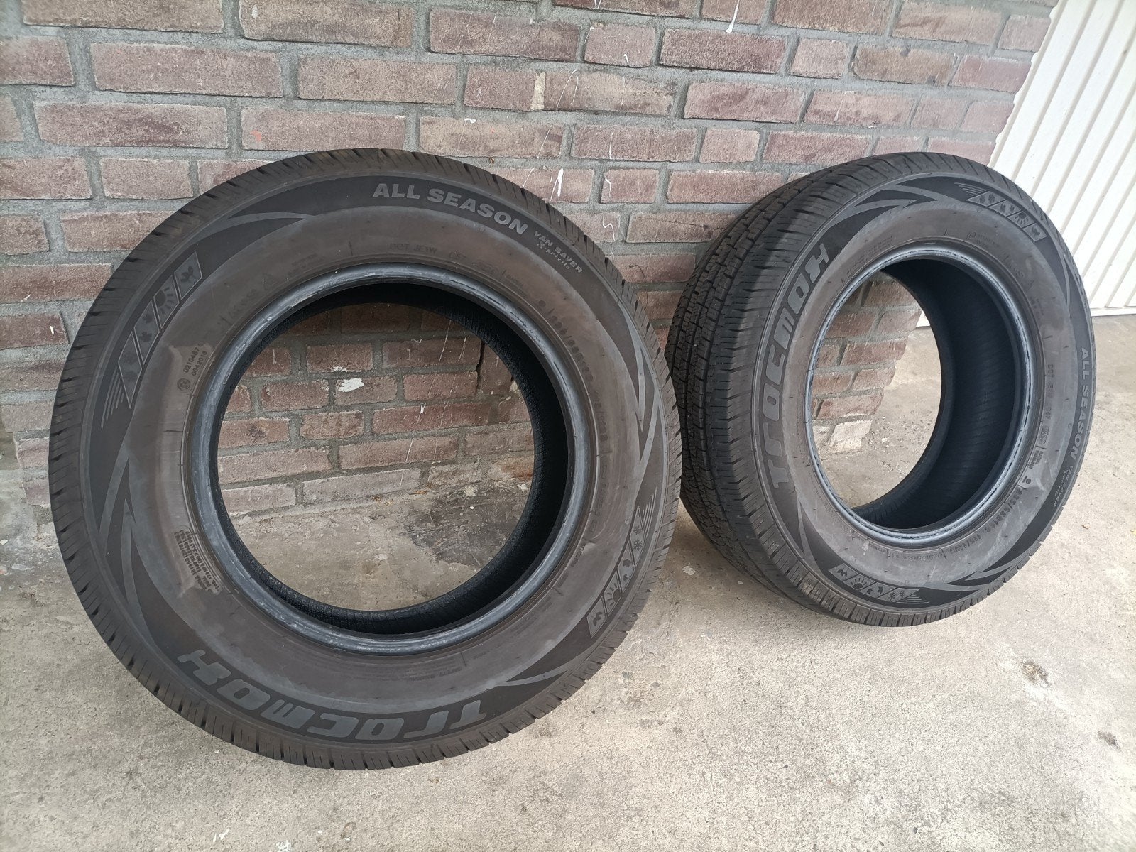 2x All Season banden 235/65R16C voor camper of bedrijfswagen, Ophalen, 16 inch, 235 mm, All Season