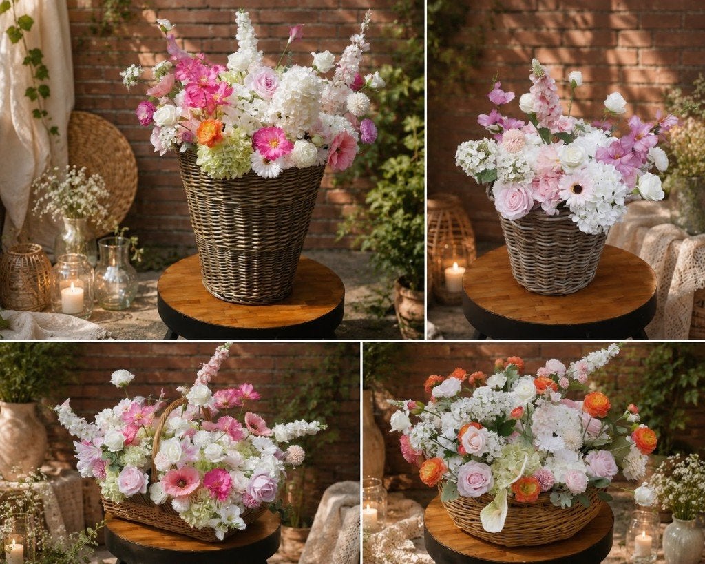 Bloemstukken te huur. Huwelijk of feest, Verzenden, Zo goed als nieuw, Geboorte of Huwelijk
