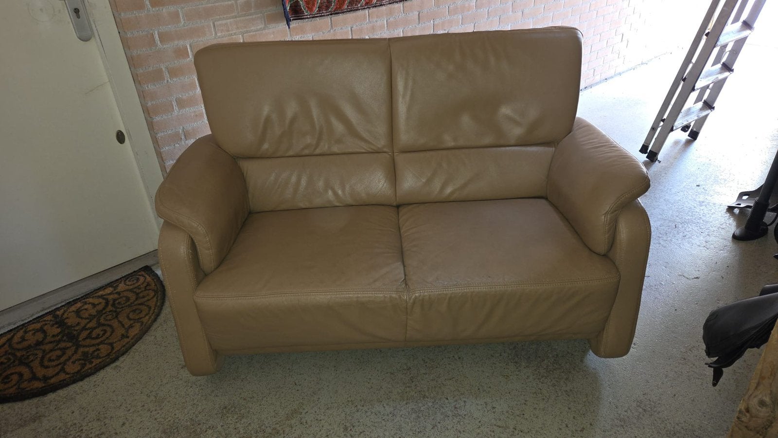 Gratis bank, Ophalen, Gebruikt, Minder dan 75 cm, Tweepersoons