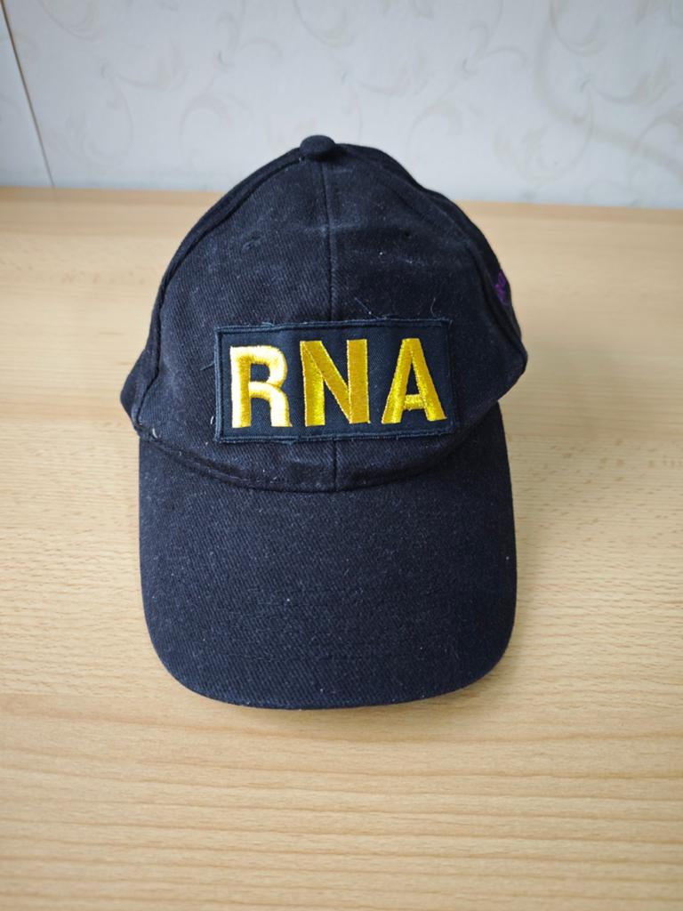 Zwarte pet met RNA-logo en ProSena-borduurwerk, Onbekend, Nieuw, Pet, One size fits all