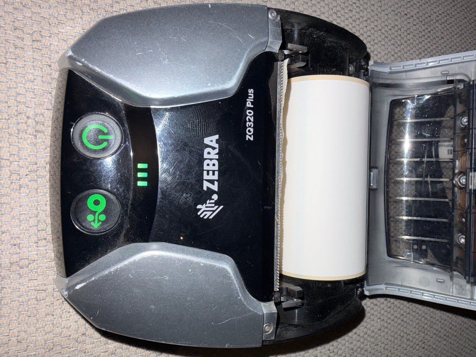 Zebra ZQ320 Plus Mobiele Labelprinter - Zo goed als nieuw, Zwart-en-wit printen, Printer, Ophalen of Verzenden, Zo goed als nieuw