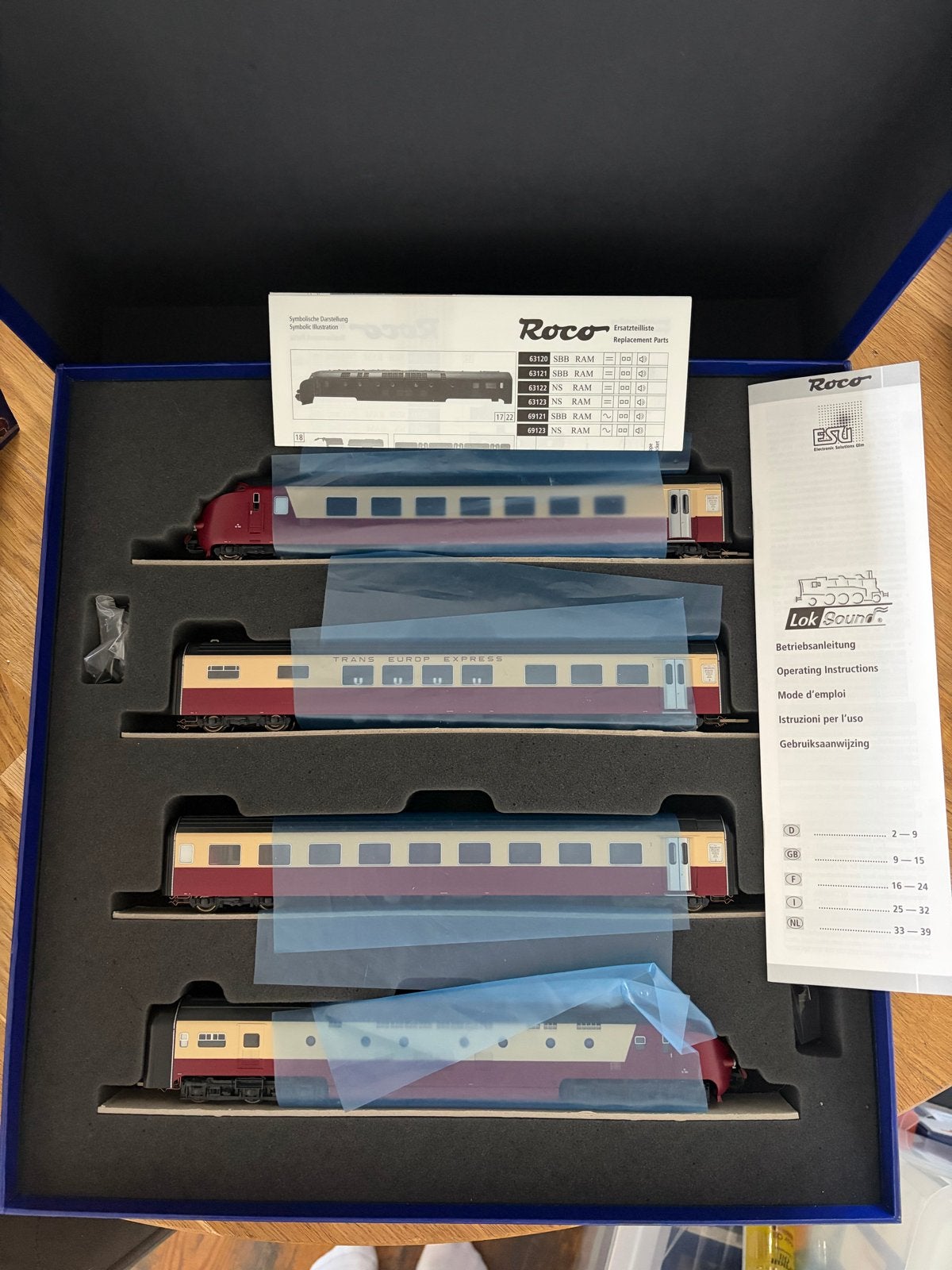 Roco 63122 Modeltrein TEE Treinset - Gloednieuw in doos, Ophalen, Nieuw, Treinset, Roco