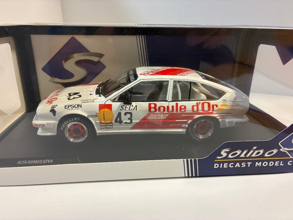 19477: Alfa Romeo GTV6 - Dryer/Boucher/Boucher - 24h Spa '85, Solido, Auto, Solido, Nieuw