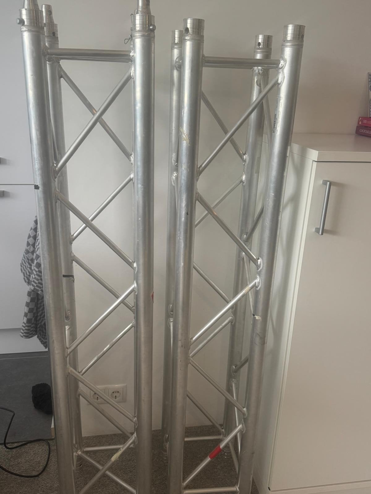 2 x trusspaal 150 cm ter overname, Muziek en Instrumenten, Ophalen, Gebruikt, Overige typen