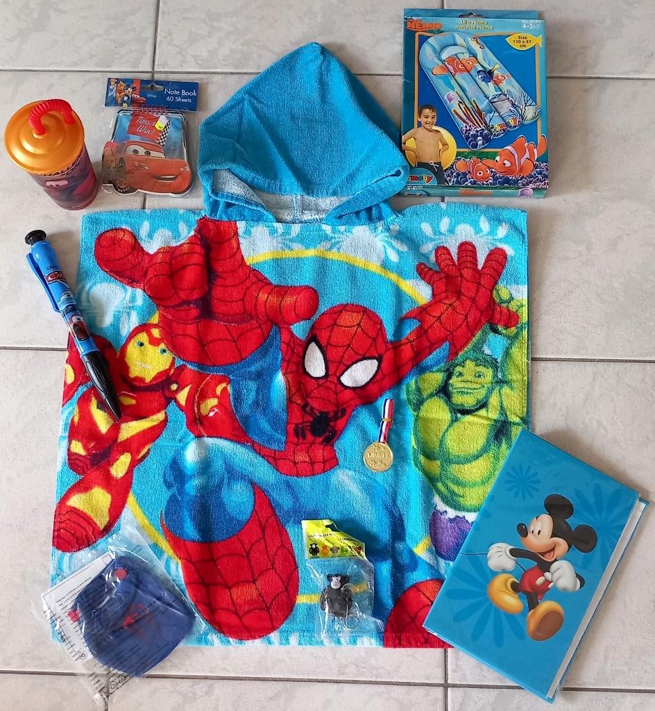 Kinderpakket 3 – NIEUW – Cars, Finding Nemo, Spiderman, ..., Ophalen, Nieuw