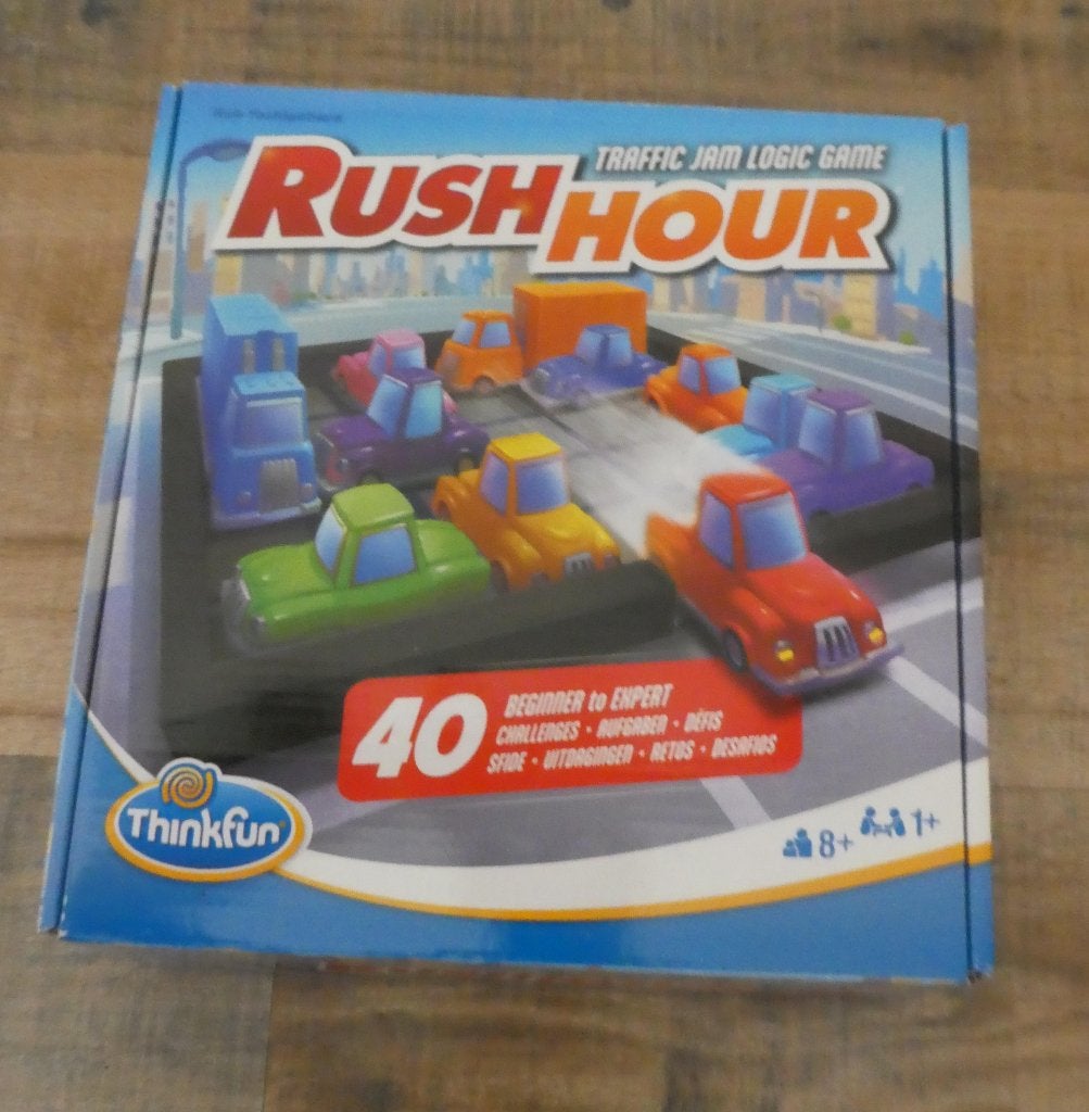 Thinkfun Rush Hour - nieuwe uitvoering. vanaf 8 jaar., Een of twee spelers, Ophalen of Verzenden, Zo goed als nieuw, Thinkfun
