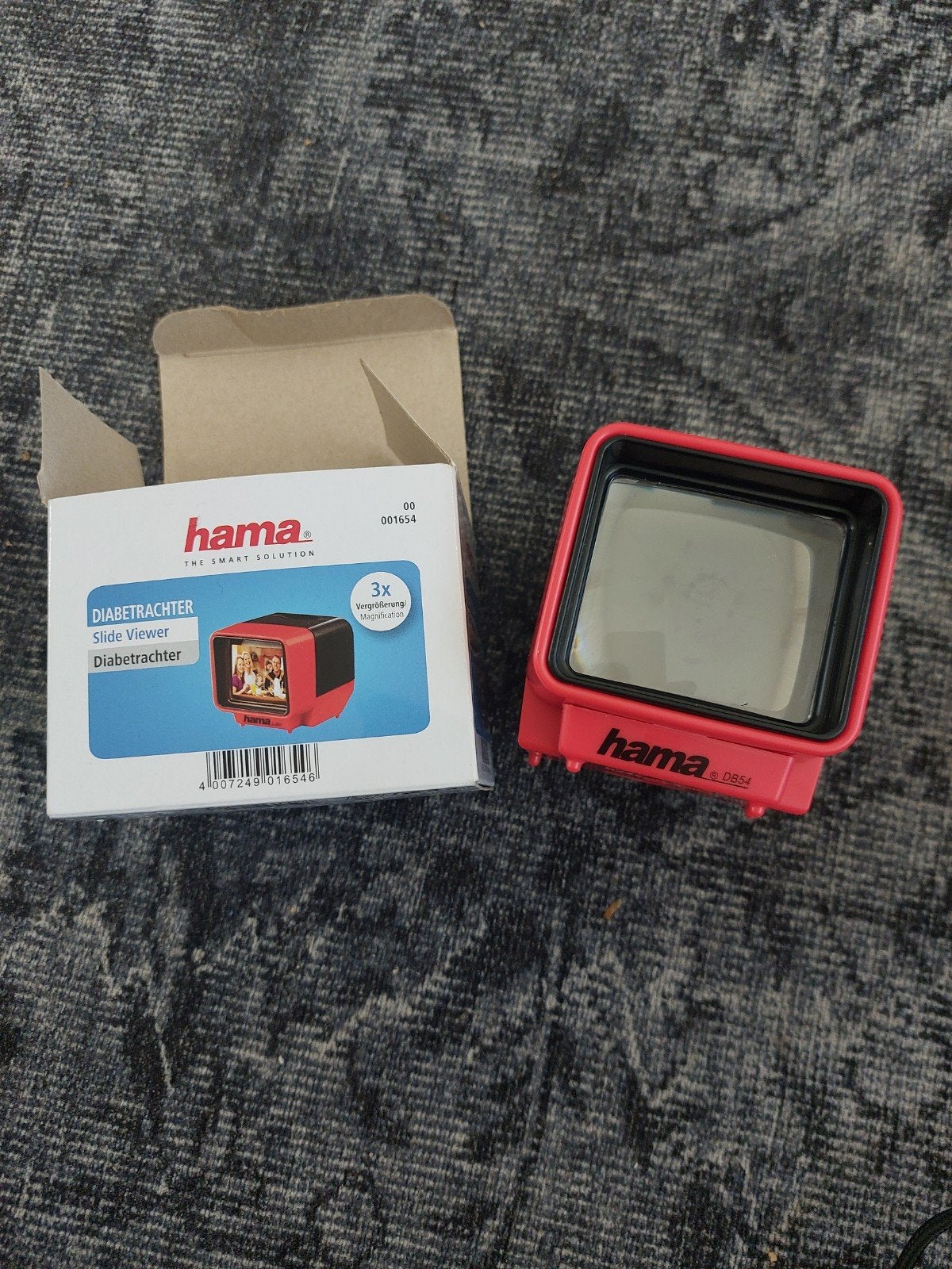 Hama Diabetracher Slide Viewer 3x vergroting, Ophalen of Verzenden, Zo goed als nieuw, Met scherm