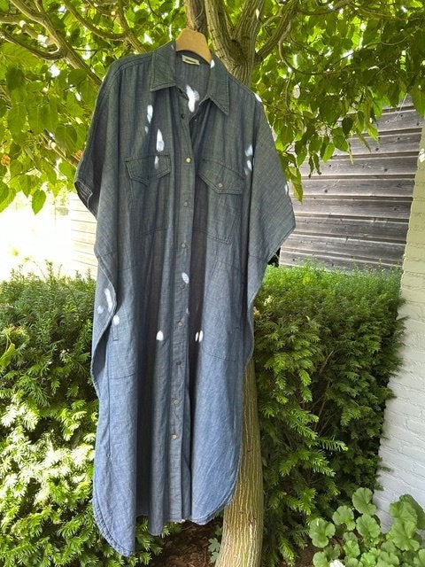 Lente/zomer 2026 Zenggi kaftan Overhemd jurk maat M, Kleding | Dames, Jurken, Maat 38/40 (M), Zenggi, Blauw, Ophalen of Verzenden