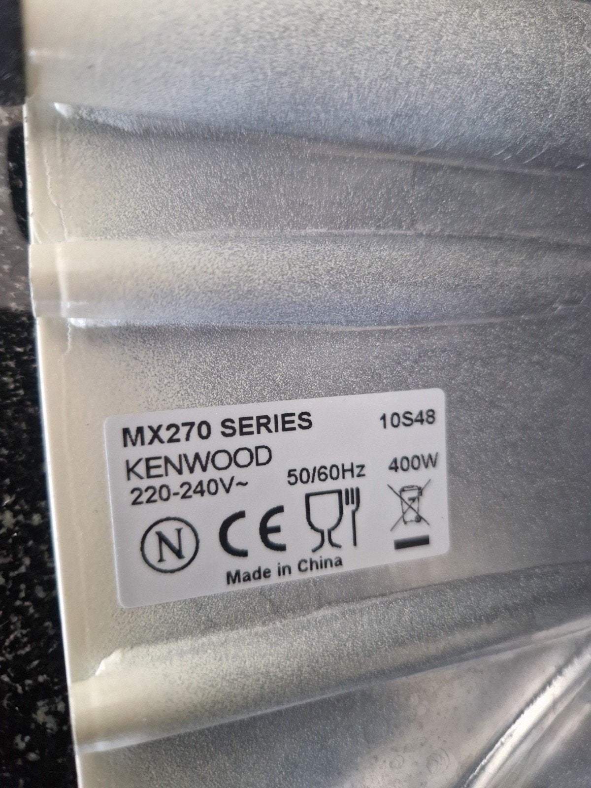 Kenwood MX270 Patissier Keukenmachine - Crème, Ophalen, Gebruikt, Vaatwasserbestendig, 3 snelheden of meer