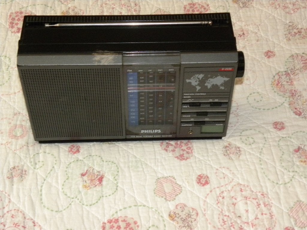 Vintage Philips radio, Ophalen of Verzenden, Gebruikt, Wereldontvanger