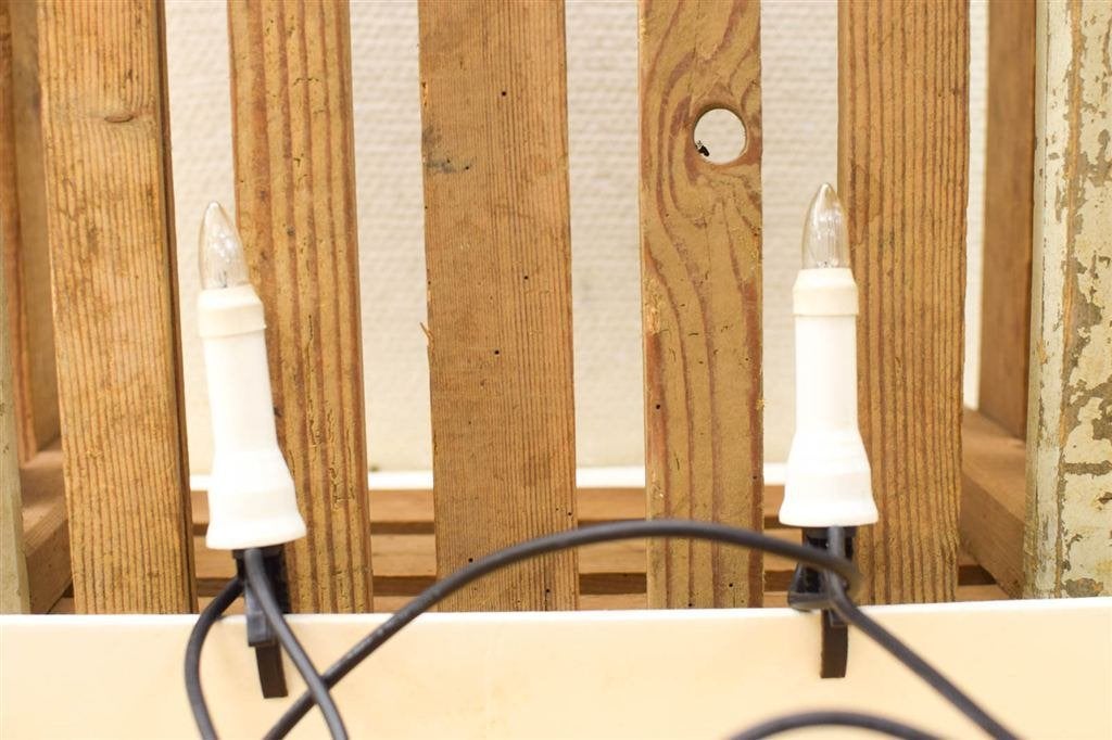 Kerstverlichting in de vorm van een kaars 51167, Ophalen of Verzenden, Gebruikt