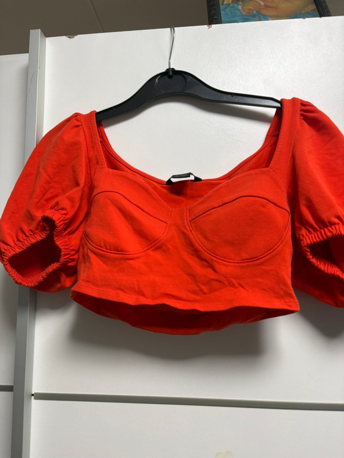 Mooie rode feesttop, Ophalen of Verzenden, Zo goed als nieuw, Maat 34 (XS) of kleiner, Rood