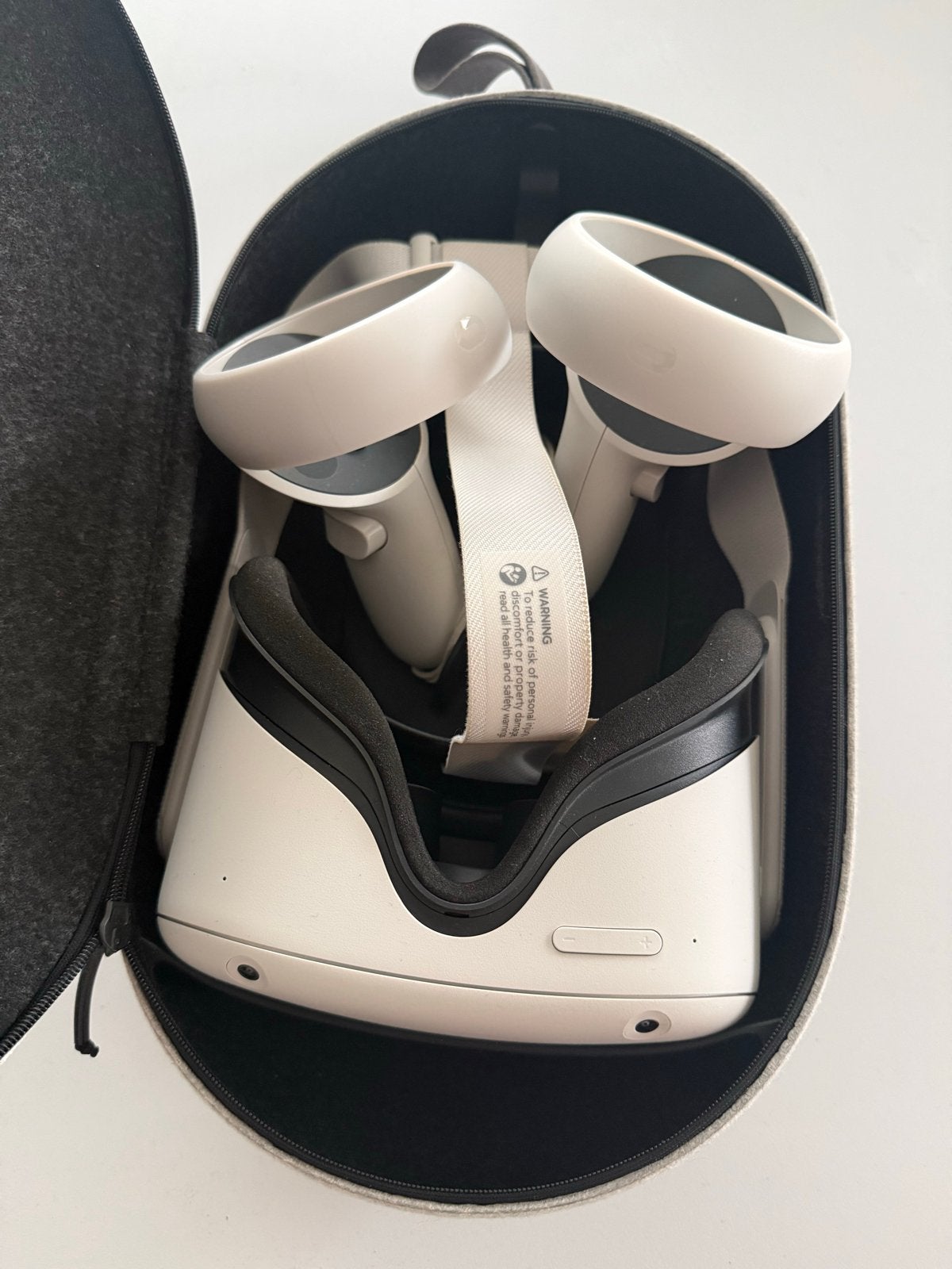 Oculus Quest 2 VR-bril 128gb met draagtas, Spelcomputers en Games, Virtual Reality, Ophalen of Verzenden, Gebruikt, VR-bril, Pc
