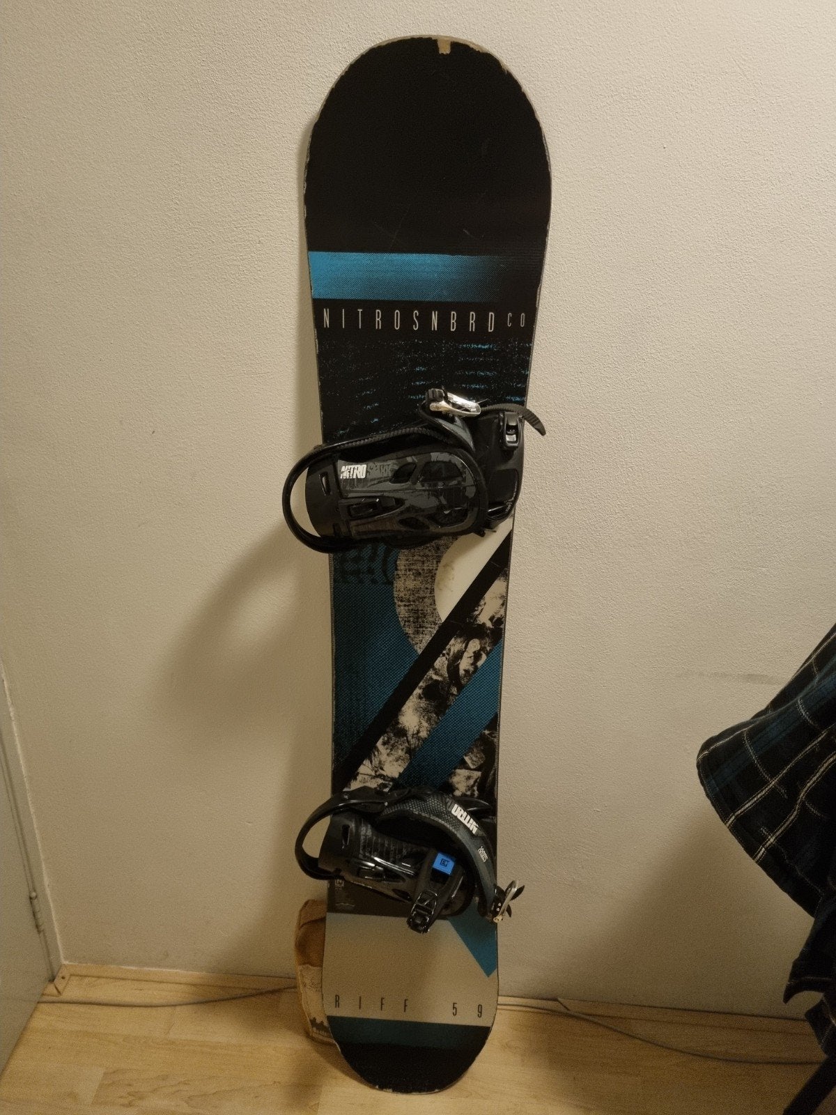 Nitro snowboard 159cm met bindingen maat L, Ophalen