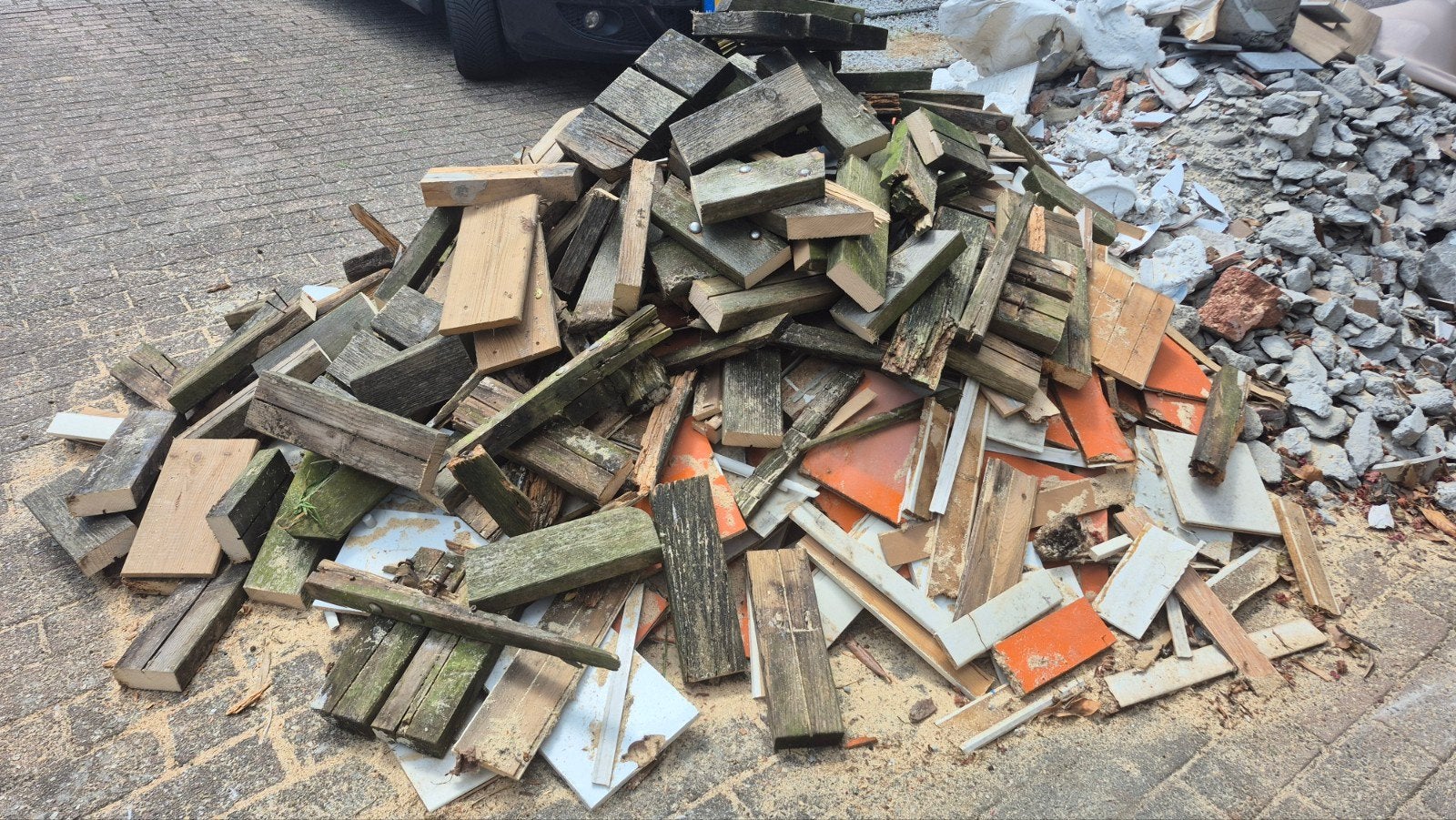 GRATIS haardhout kachelhout vuurkorf, Ophalen