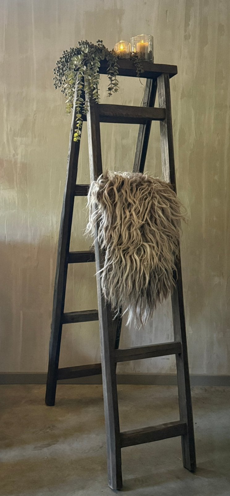 Ladder, dubbele trap decoratief, Ophalen, Hout, Bergen op zoom, Nieuw