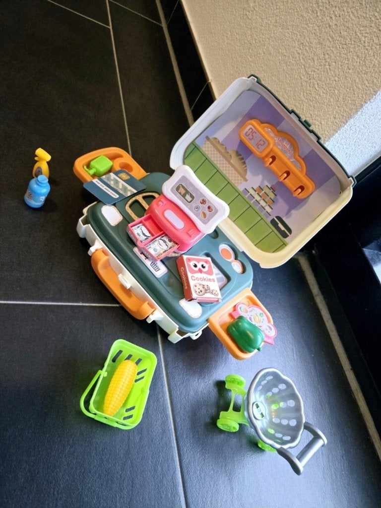 Speelgoed draagbare supermarkt, Ophalen, Nieuw