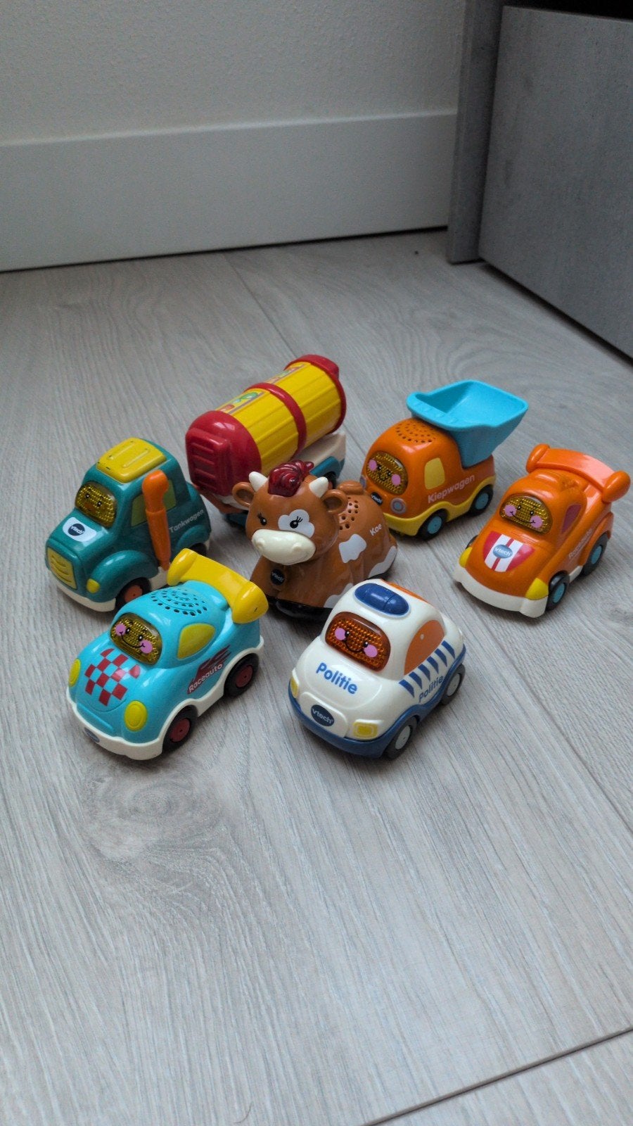 VTech Toet Toet Auto's - Set van 6 voertuigen, Ophalen of Verzenden, Gebruikt