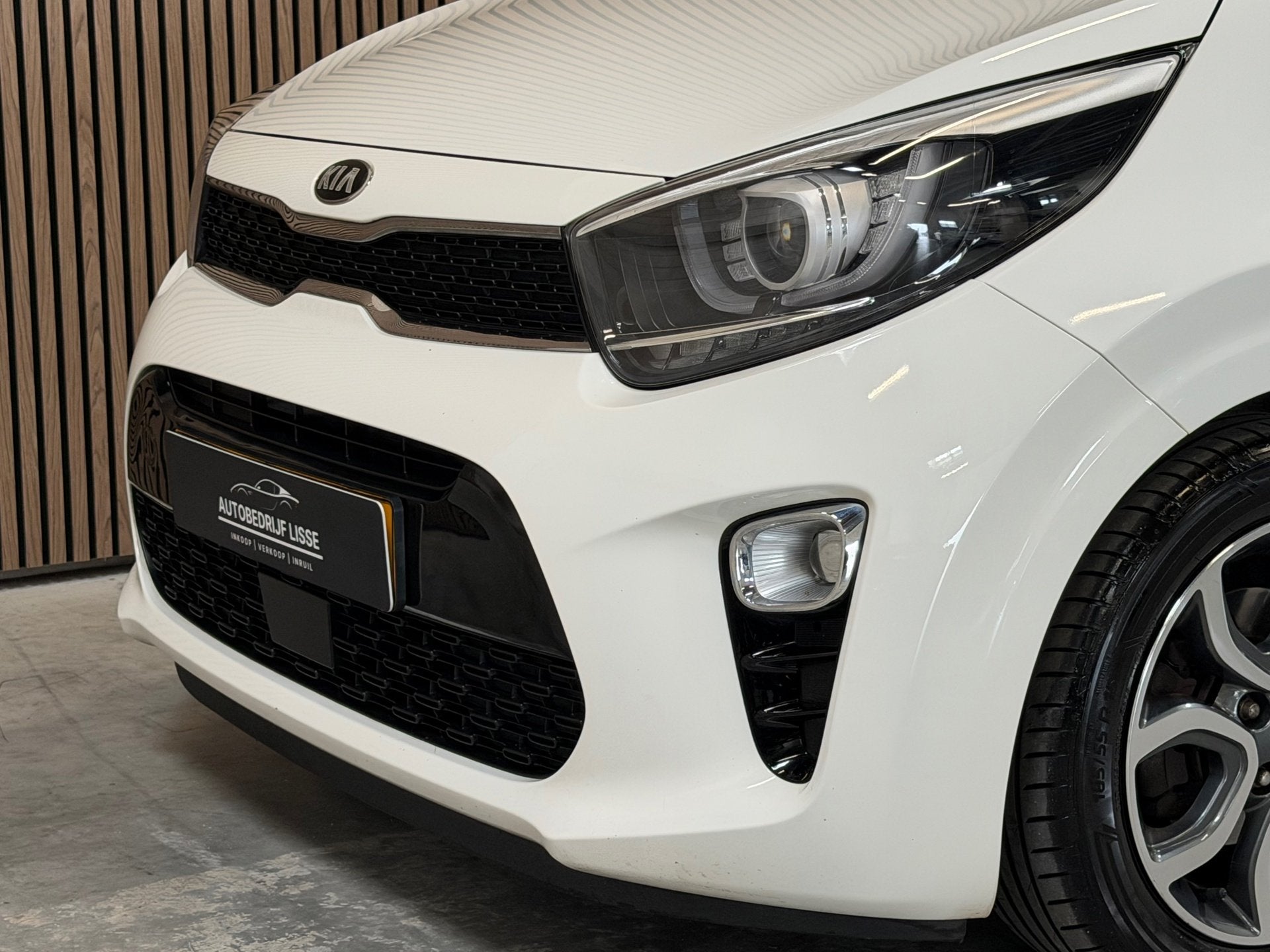 Kia Picanto 1.0 DPi DynamicPlusLine|Automaat|Navi|CarPlay, Gebruikt, 4 stoelen, Wit, Origineel Nederlands