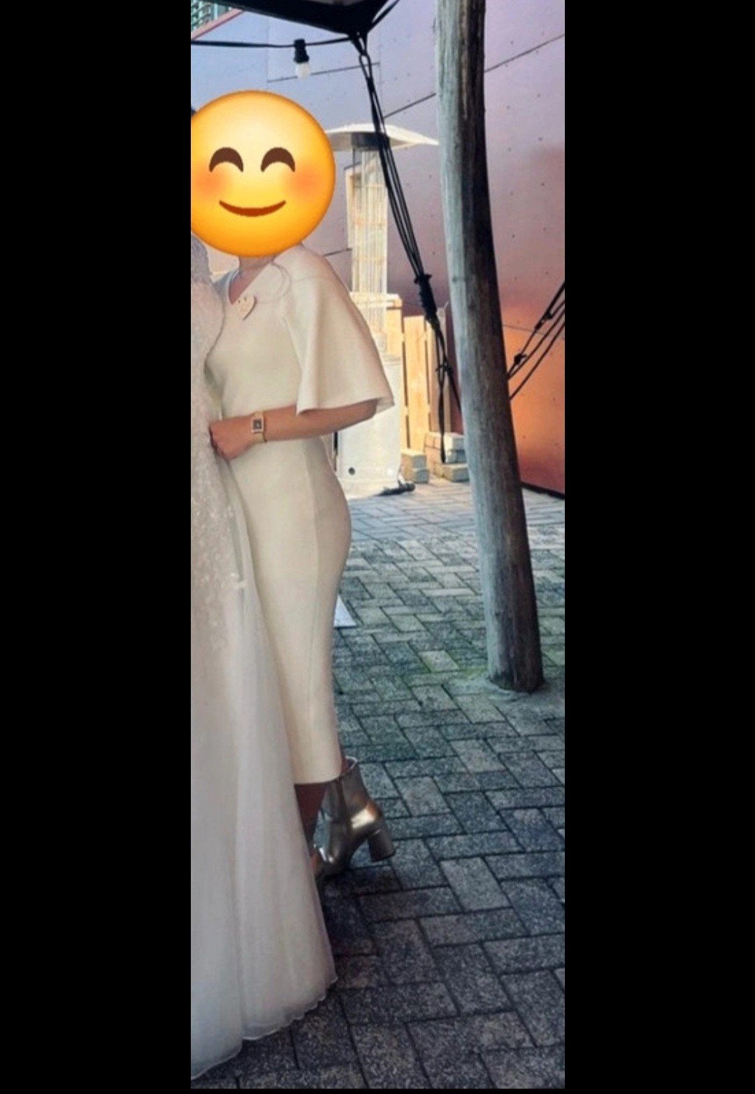 Prachtige Hugo Boss jurk - Zo goed als nieuw, Wit, Ophalen of Verzenden, Zo goed als nieuw, Knielengte