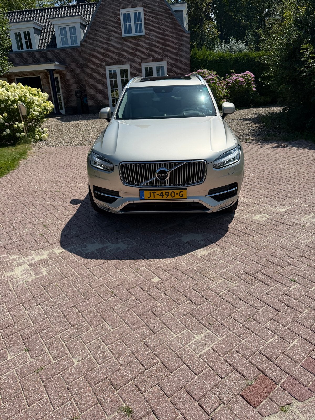 Volvo XC90 2.0 D5  AWD 8-ST 2016 inscription nieuwe APK, Auto's, Beige, 4 cilinders, 7 stoelen, Diesel
