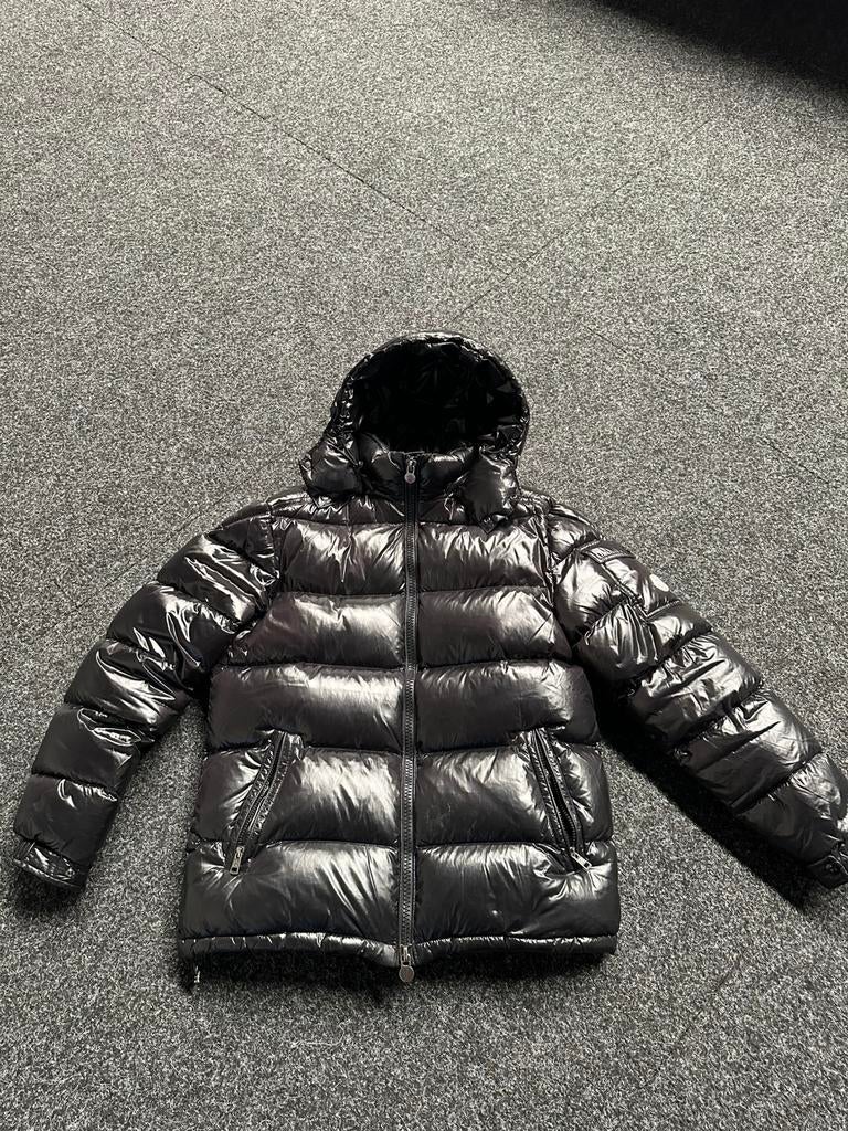 Moncler maya jas zwart maat 1 origineel, Ophalen of Verzenden, Zo goed als nieuw, Overige maten, Zwart