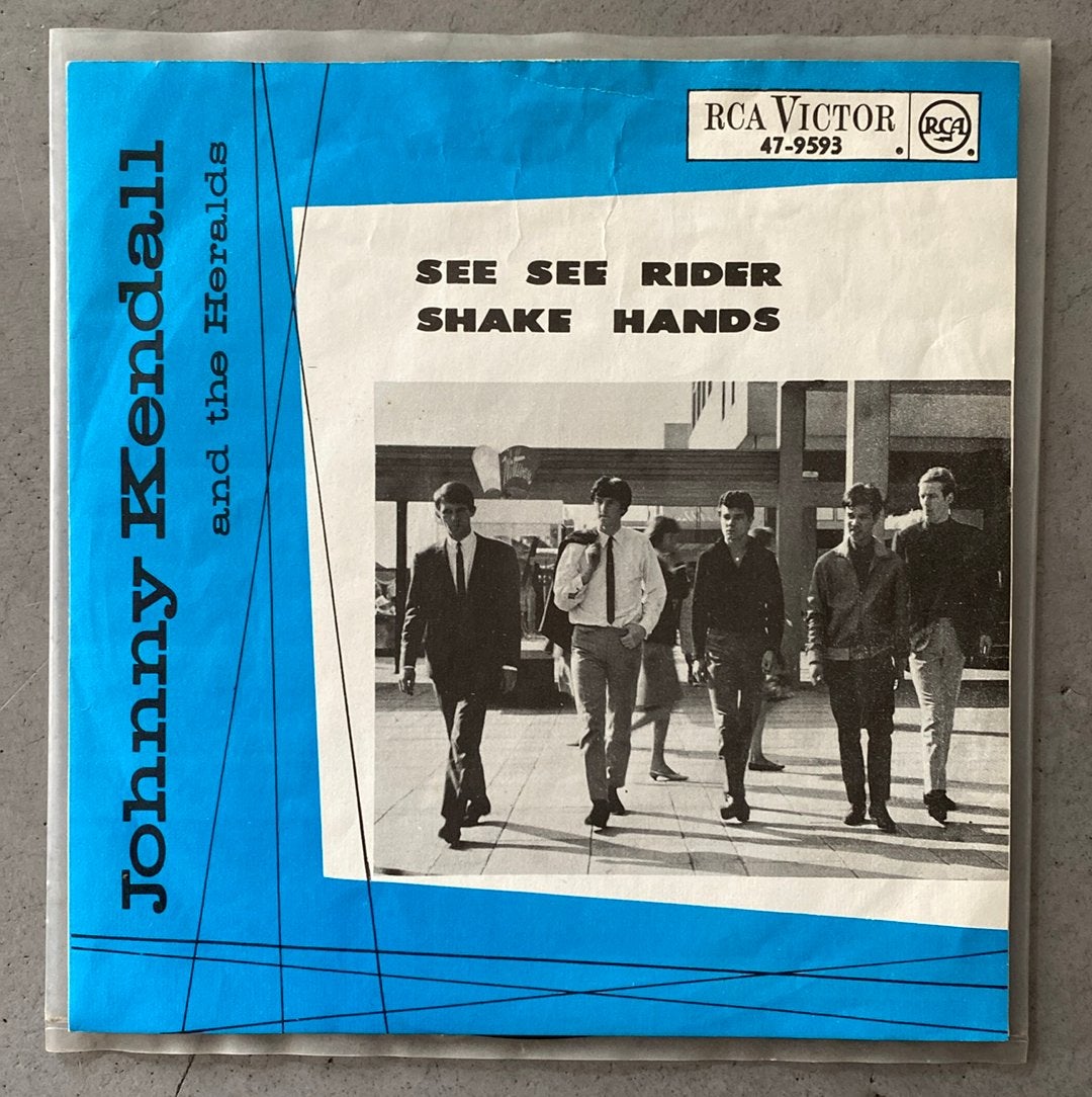 Johnny Kendall - See see rider / Shake hands, Gebruikt, 7 inch, Ophalen of Verzenden, Rock en Metal