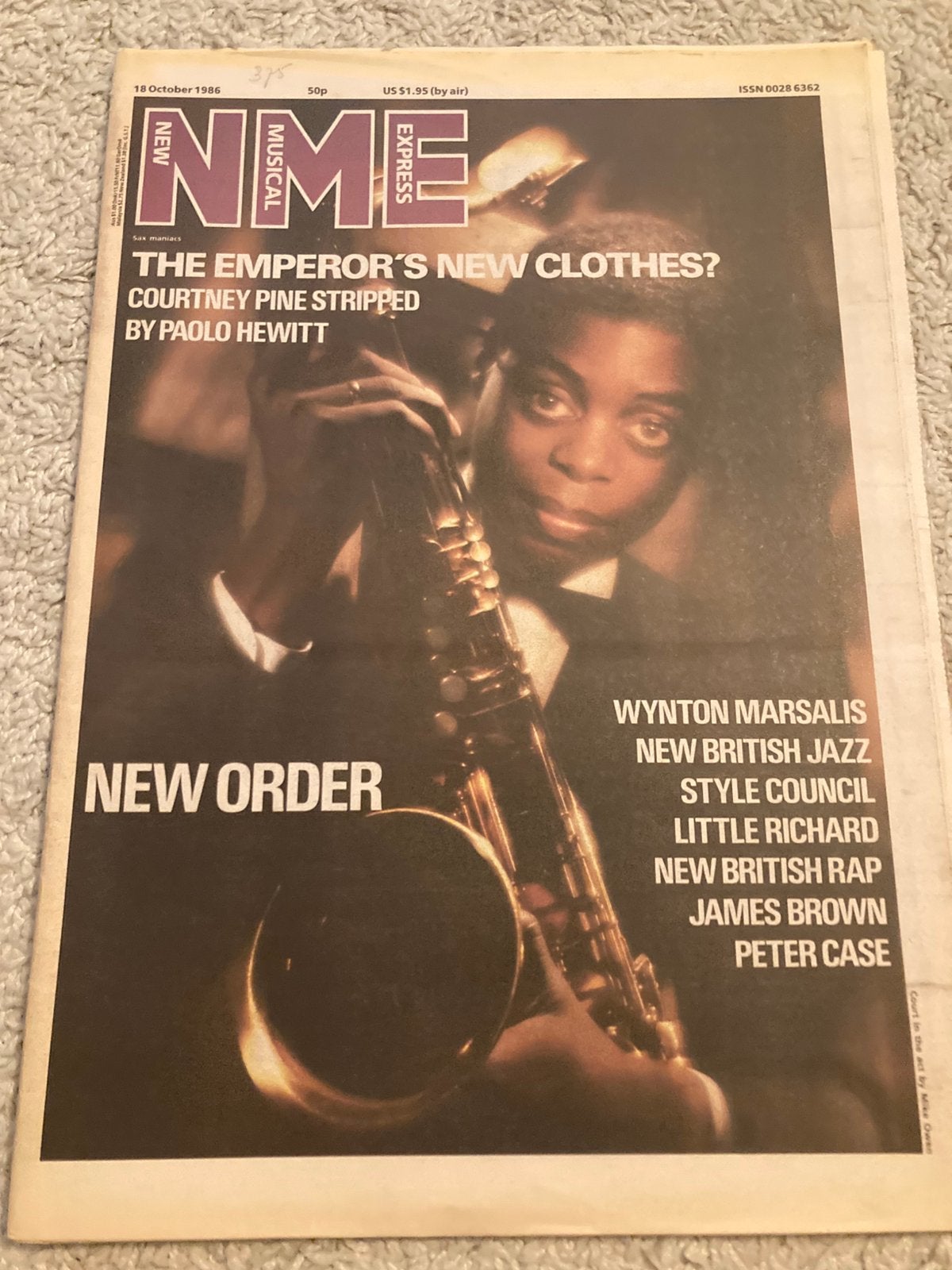 NME 1986 NEW ORDER Courtney Pine NICK CAVE Faze One, Ophalen of Verzenden, Gelezen, Muziek, Film of Tv