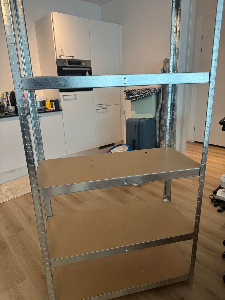 Metalen Berging/Stellingkast - Ideaal voor Opslag, Ophalen, Gebruikt, Metaal, Overige typen