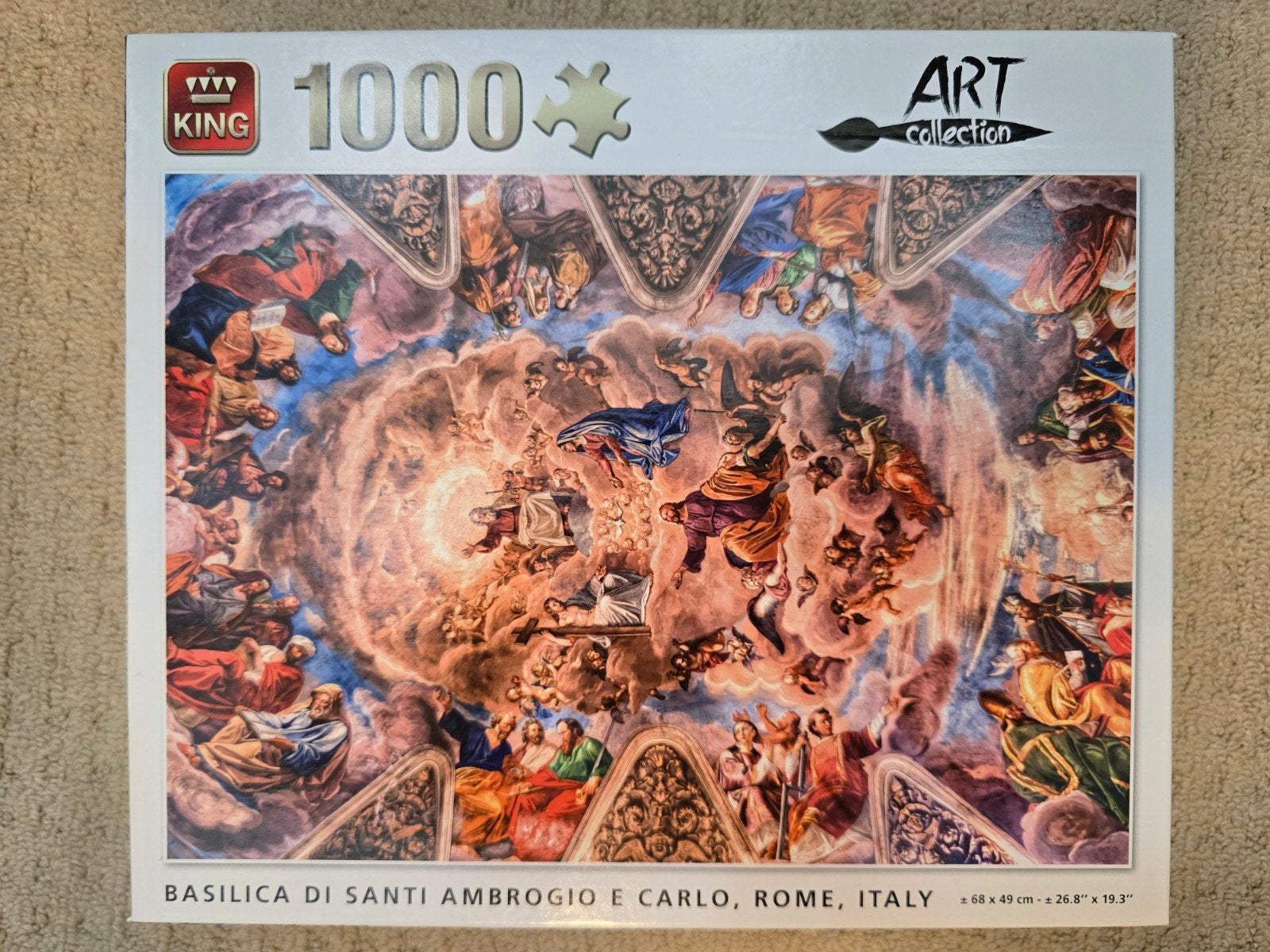 King Art Collection Legpuzzel 1000 stukjes, Ophalen of Verzenden, 500 t/m 1500 stukjes, Zo goed als nieuw, Legpuzzel