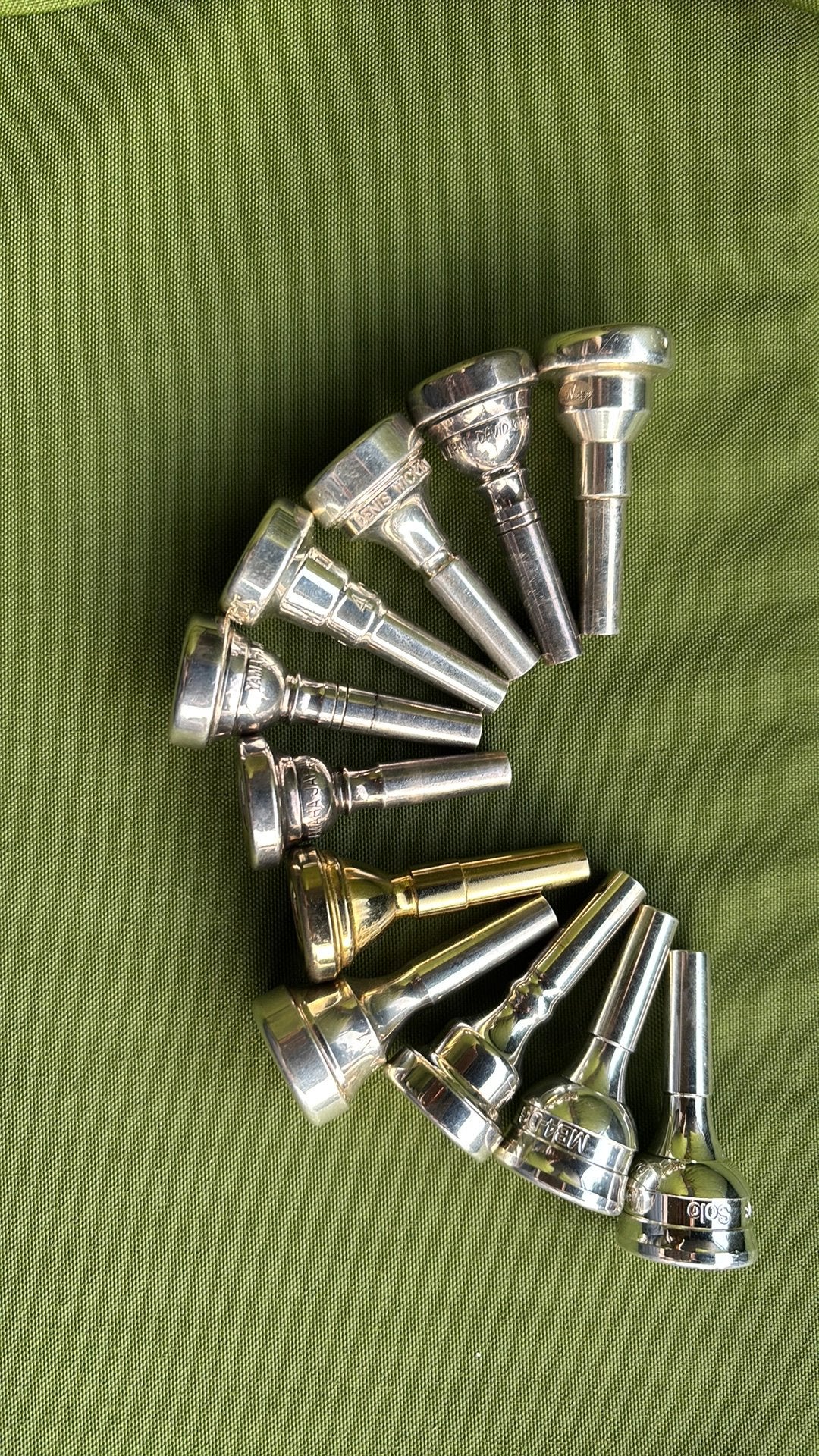 Cornet mondstukken, Ophalen of Verzenden, Zo goed als nieuw, Koperblazer