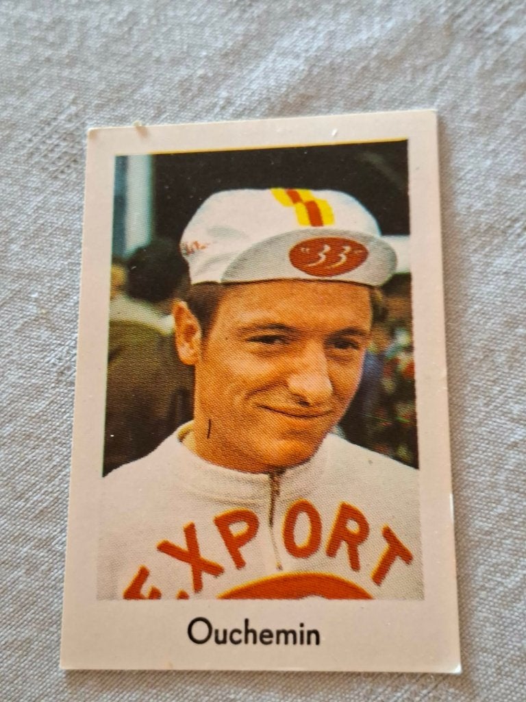 Prentje/Chromo : Marcel Duchemin / 33 Export, Verzenden, Zo goed als nieuw, Overige sporten, Poster, Plaatje of Sticker