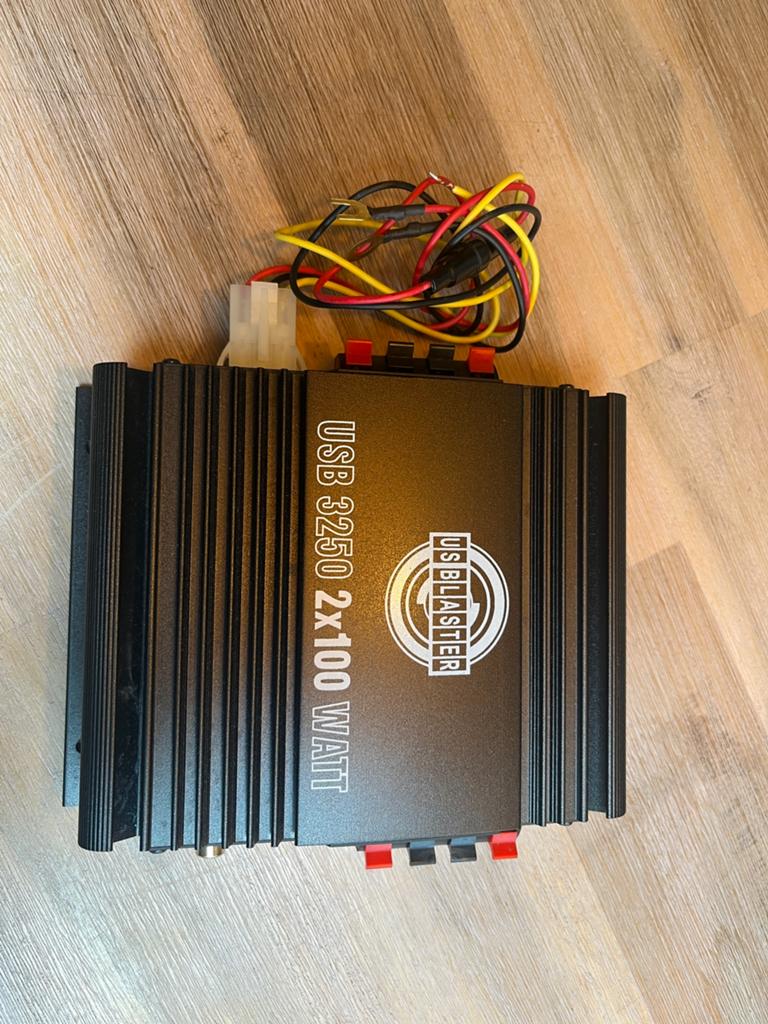USBlaster Mini versterker 2x100 watt, Overige systemen, Nieuw, 60 tot 120 watt, Ophalen