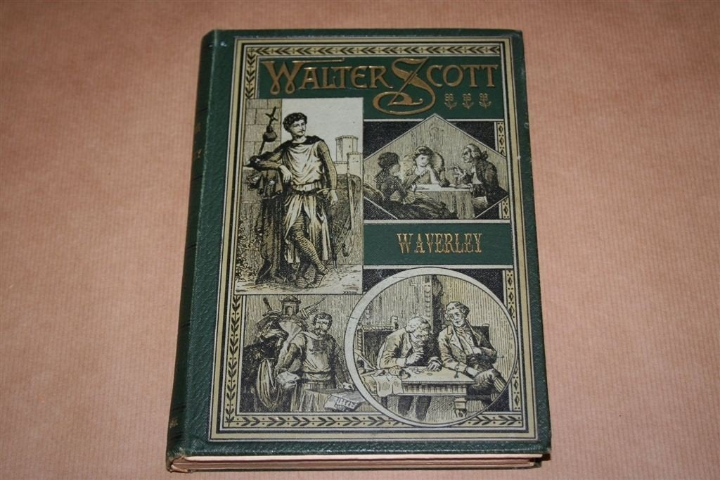 Walter Scott. Waverley. Antiek boek, 1893., Antiek en Kunst, Antiek | Boeken en Bijbels, Ophalen of Verzenden