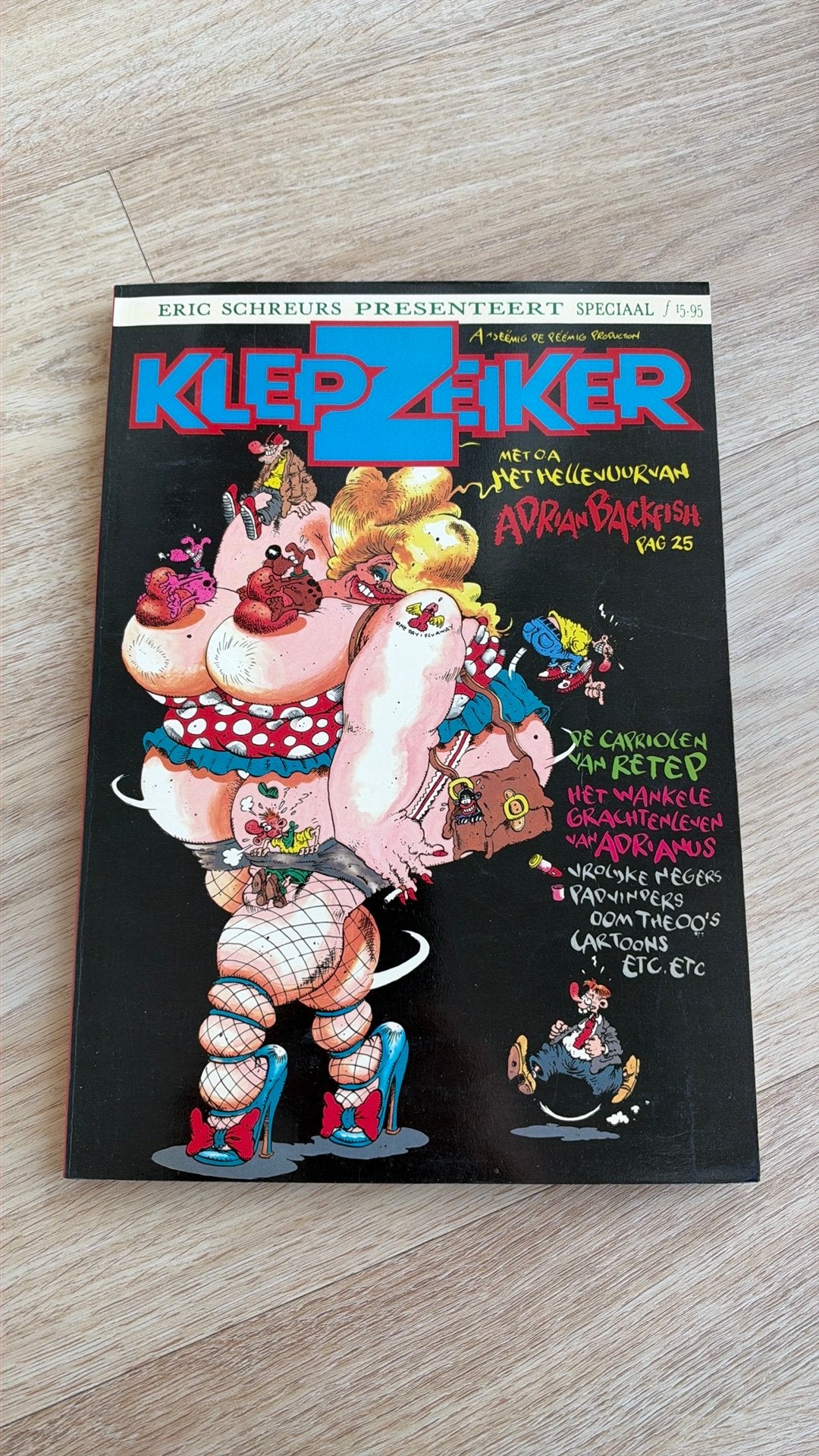 Eric Schreurs – Klepzeiker Special 1988/1989 + krant, Boeken, Eén comic, Ophalen of Verzenden, Zo goed als nieuw, Europa