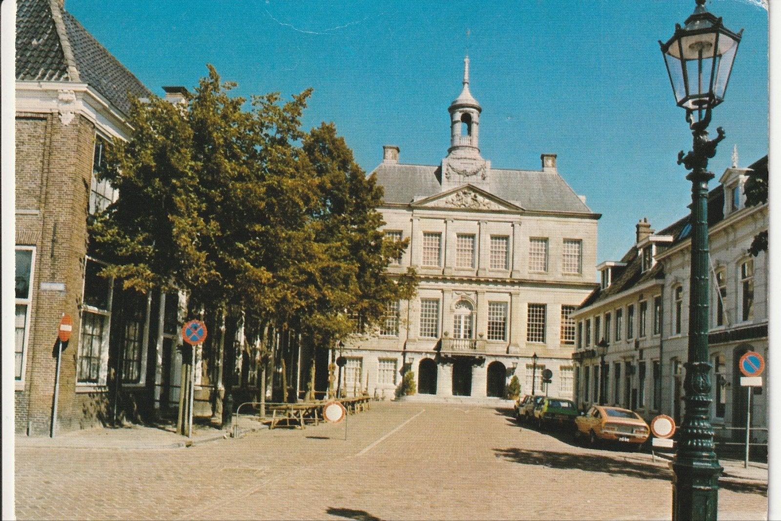 WEESP STADHUIS AUTO'S AFGESLOTEN VOOR MARKT, Ophalen of Verzenden, 1960 tot 1980, Gelopen, Noord-Holland