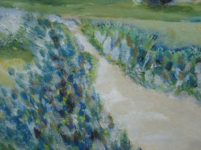 Landschap schilderij TEXEL Wouter Weerman, Ophalen, Overige stijlen, Doek, Landschap