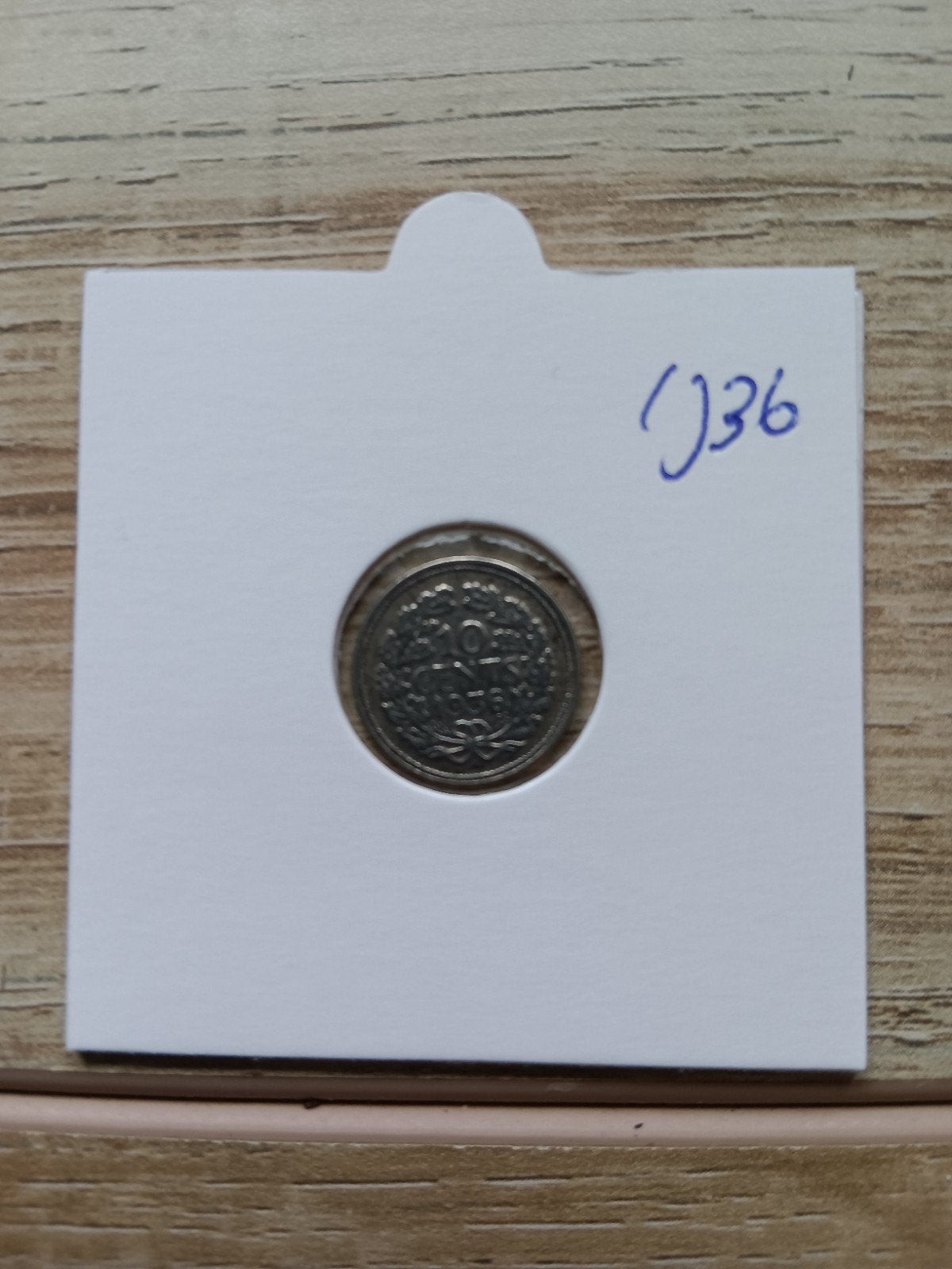 Zeldzame 10 cent munt uit 1936 - Koningin Wilhelmina, Ophalen of Verzenden, Koningin Wilhelmina, 10 cent, Losse munt