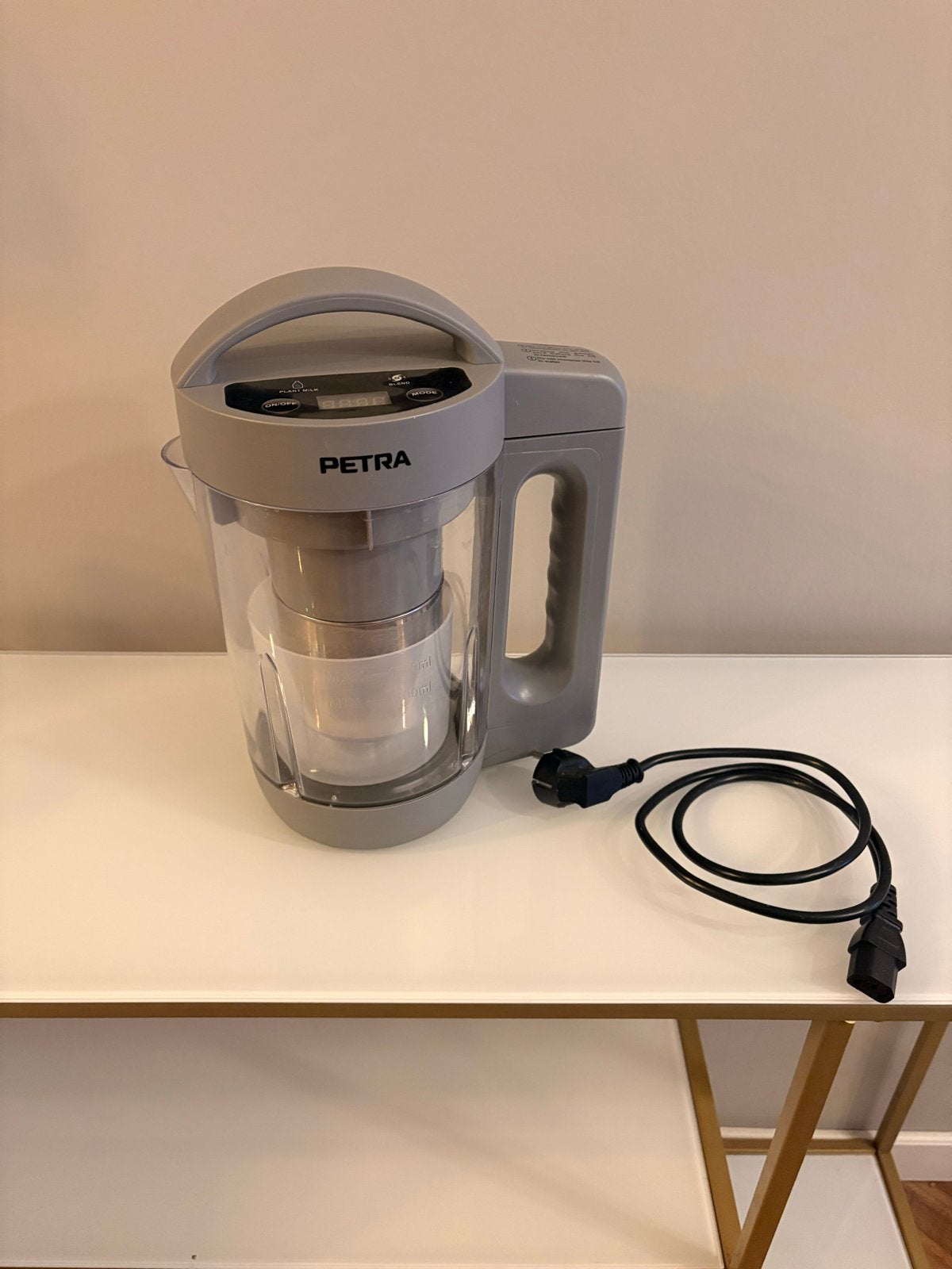 Petra soja maker Plantenmelk & Blender, Witgoed en Apparatuur, Ophalen of Verzenden, Zo goed als nieuw, Blender