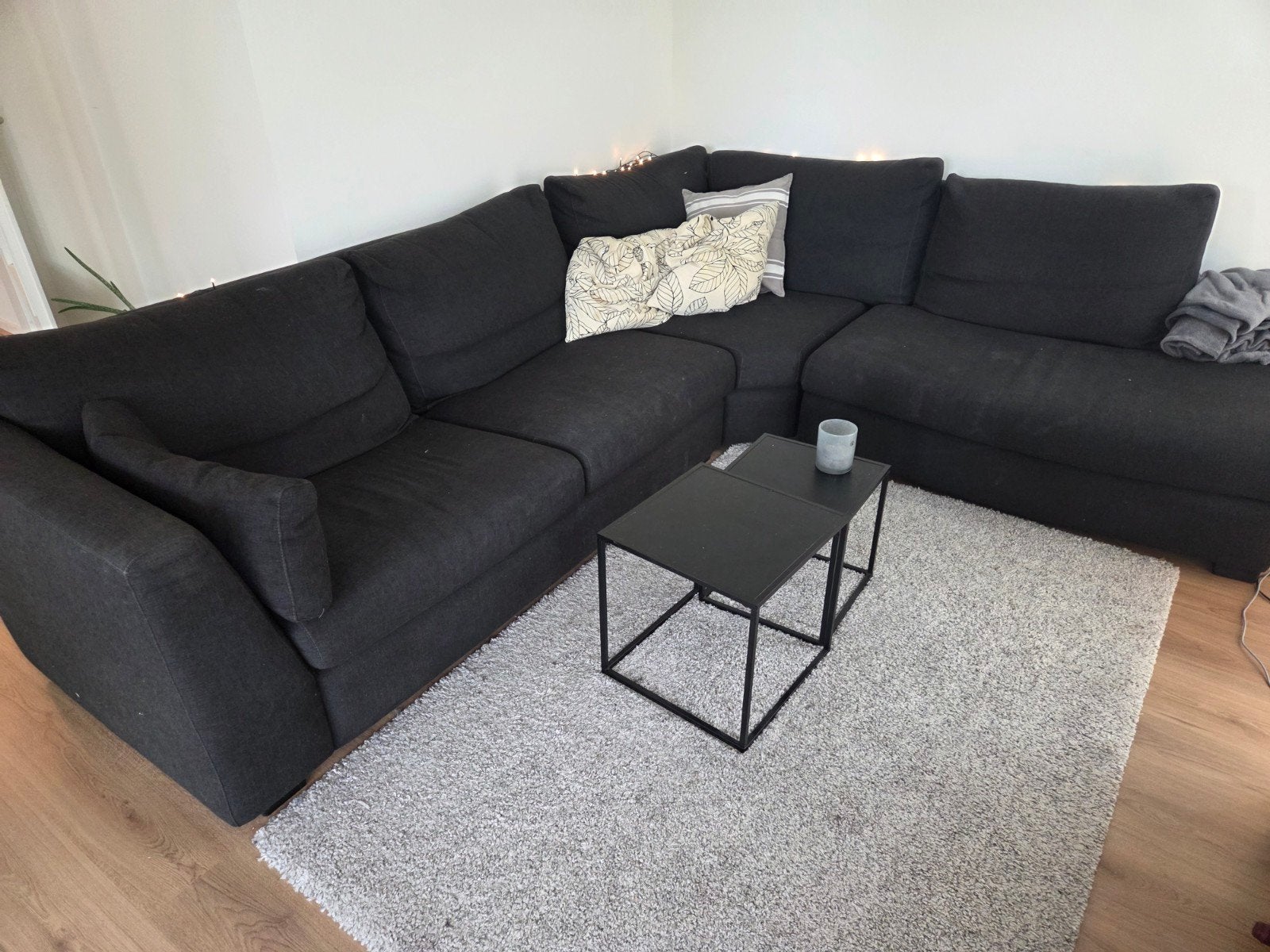 Comfortabele hoekbank, Ophalen, 250 tot 300 cm, Gebruikt, Hoekbank